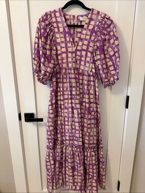 hunter bell purple dress Hunter Bell Louise Dress